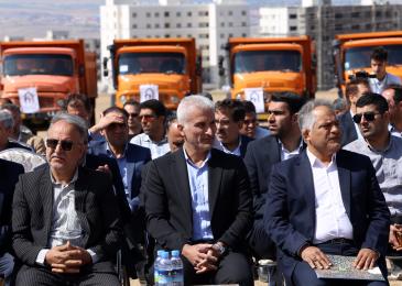 آئین آغاز عملیات آماده سازی سایت 370 هکتاری کوی ارم استان زنجان